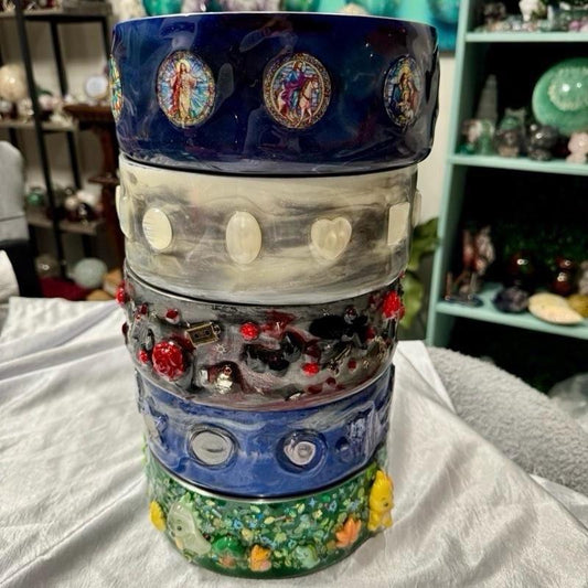 Paw-Zazz | Living Collection | Hand-Decorated Stainless Steel Pet Bowls