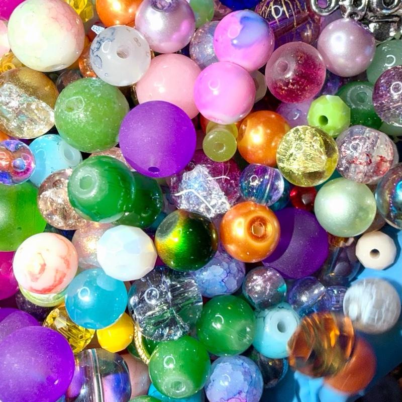 The Everlasting Collection | Glass Gallery | Premium Assorted Glass Bead Mix for Jewelry, Pens & DIY