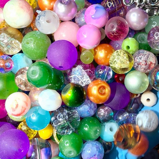 The Everlasting Collection | Glass Gallery | Premium Assorted Glass Bead Mix for Jewelry, Pens & DIY