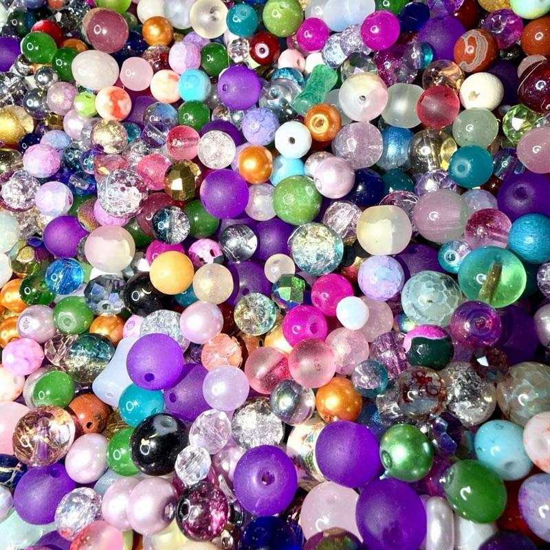 The Everlasting Collection | Glass Gallery | Premium Assorted Glass Bead Mix for Jewelry, Pens & DIY