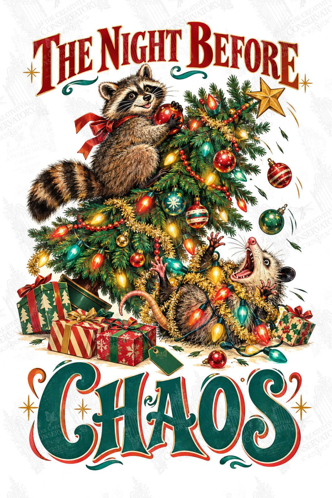 The Night Before Chaos artwork with Wondergate watermark; faint diagonal Wondergate watermark across the entire image