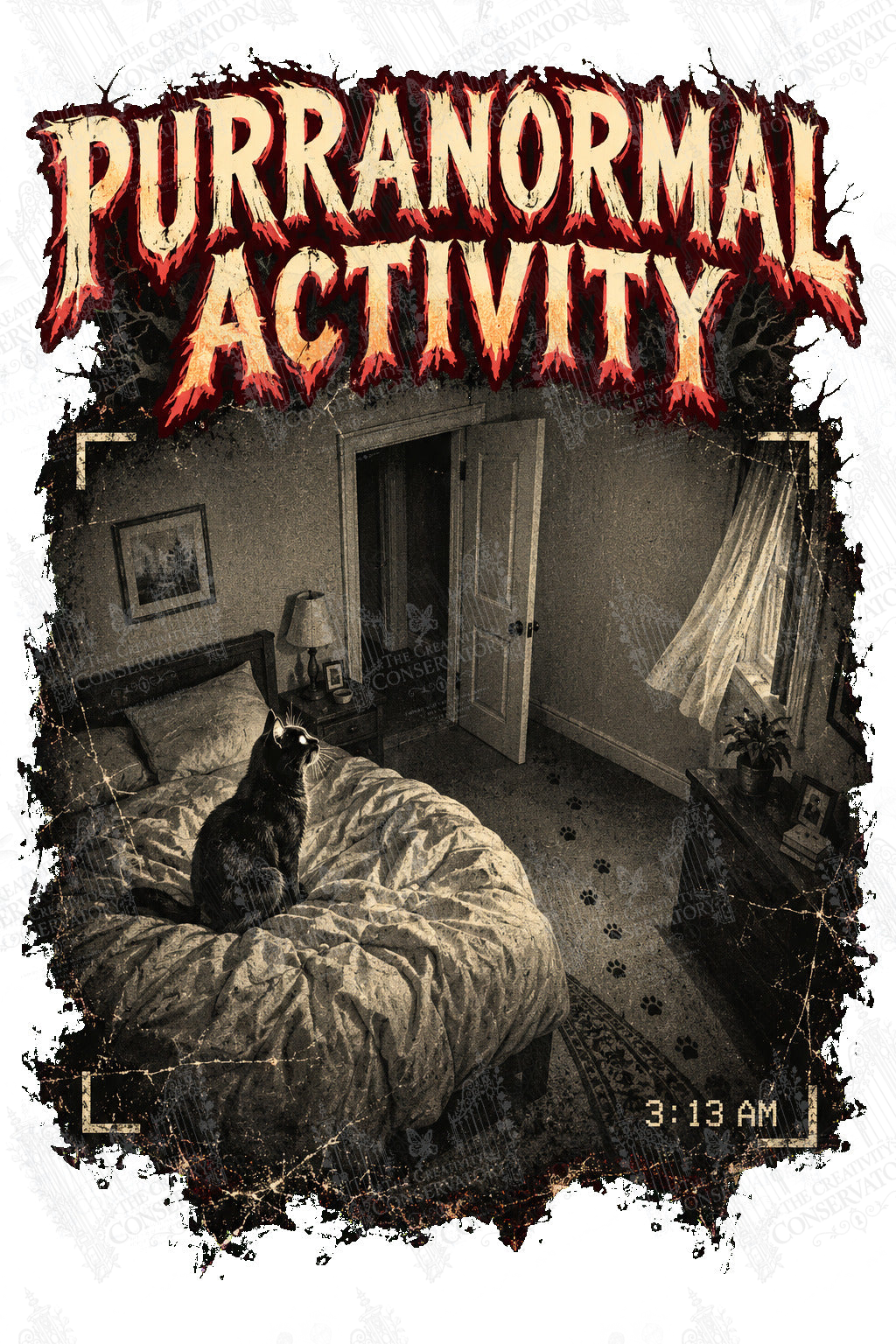 Purranormal Activity artwork with Wondergate watermark; faint diagonal Wondergate watermark across the entire image