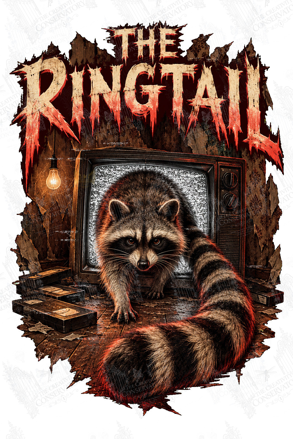 The Ringtail artwork with Wondergate watermark; faint diagonal Wondergate watermark across the entire image
