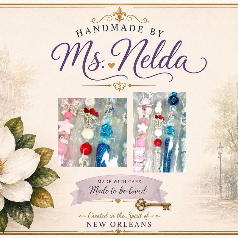 Ms. Nelda’s Workshop | Signature Studio | Handmade Pens and Keychains